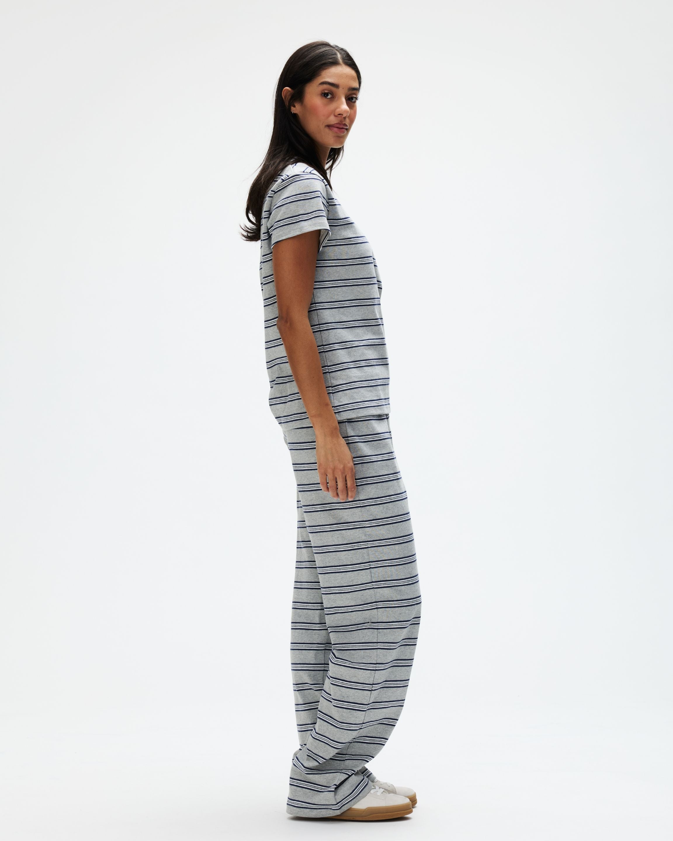 Striped Cotton Boxer Pants - Core Stripe