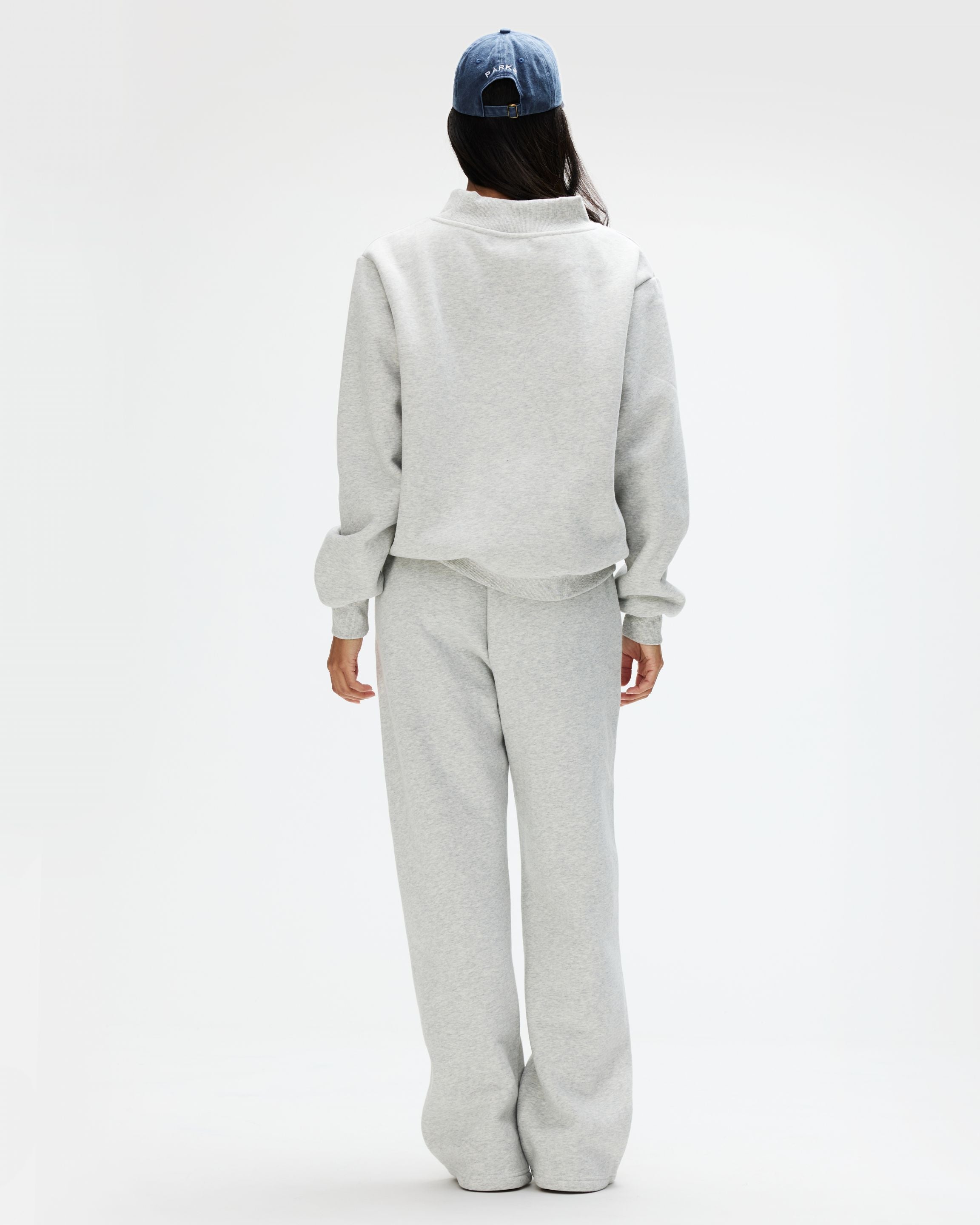 Signature Patch Mockneck - Classic Grey